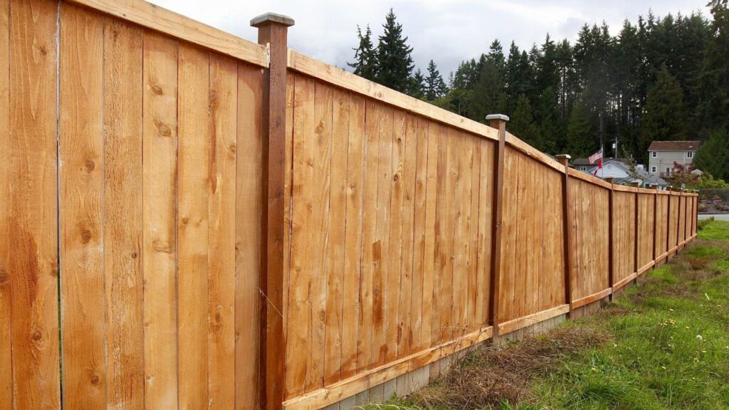 Cedar Fence Installation In Aurora, CO